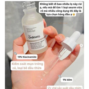 SERUM THE ORDINARY NIA 10% + ZINC 1% 30ML FULLBOX DATE 11/2028