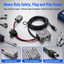 Bộ chuyển đổi FANIELLAPOWELL DC Boost, Bộ chuyển đổi tăng cường cắm Anderson chống nước DC-DC, Bộ chuyển đổi nguồn hợp kim nhôm 12V / 24V sang 30V 3.5A di động cho Starlink Mini Outdoor