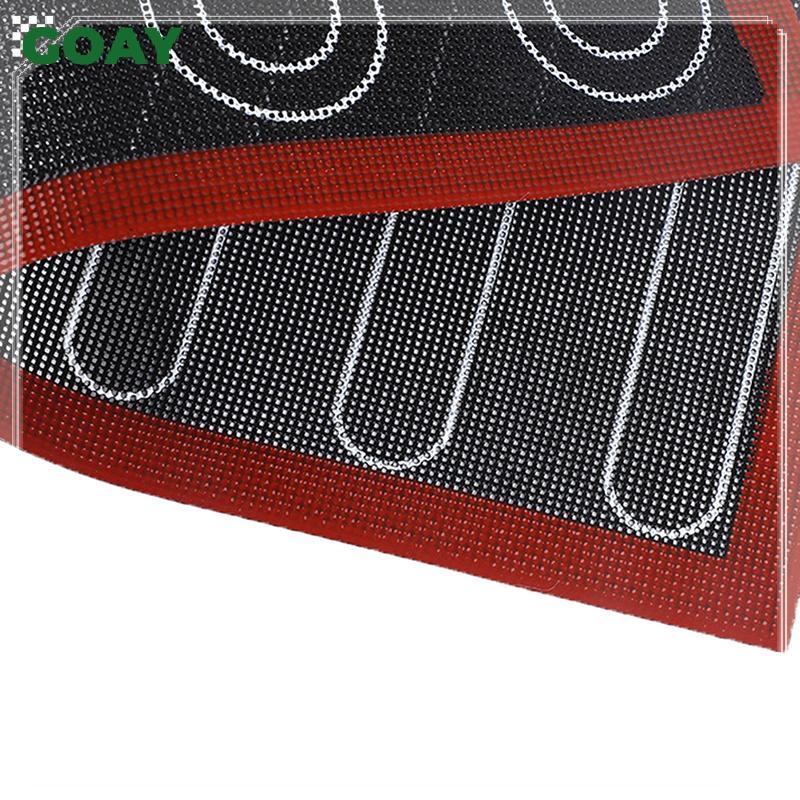 Thảm nướng bánh silicon đục lỗ GOAY Tấm lót bánh ngọt Macaron chống chịu nhiệt 40x30 VN