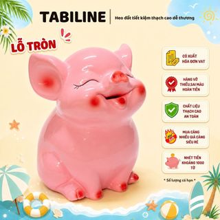 Heo đất ống tiết kiệm tiền tai vểnh 3D đặc biệt size to khủng lồ LD17 - TABILINE