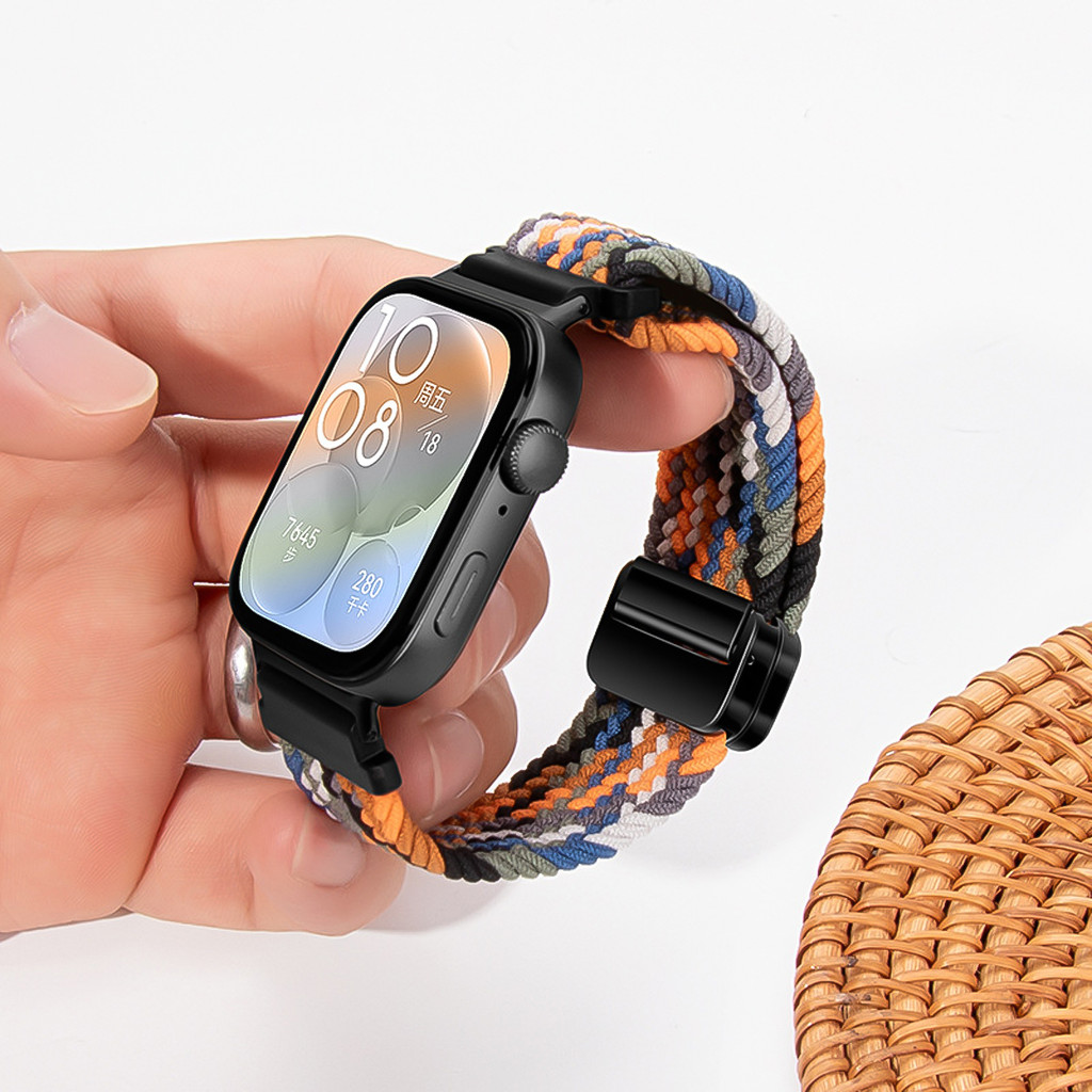 Dây đeo nylon bện co giãn cho Huawei Watch Fit 5 Pro / Fit 5 / Fit 4 Pro / Fit 4 / Fit 3