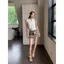 Áo Vest dệt kim cổ polo phong cách Hàn Quốc Slim-fit Slimmer Look Hình chữ I Ngắn Nhỏ