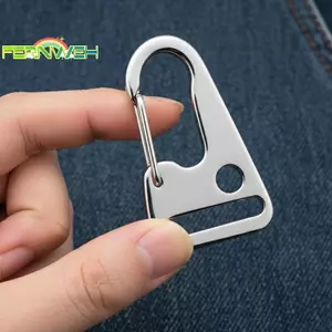 1 3 Móc khóa miệng đại bàng bằng thép không gỉ để leo núi ngoài trời Carabiner chắc chắn Bule [MỚI]
