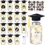 Stay 2026 Light Up Mason Jar có nắp tốt nghiệp Trang trí bàn Trung tâm