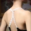 Đôi Vai Rỗng Ren Hoa Áo Ngực Dây Đeo Đồ Lót Vô Hình Dây Đeo Vai Ren Chữ Thập Đẹp Lưng Dây Áo BZGH