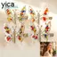 YICA 4 Kẹp Tóc Bướm, Kim Cương Giả Đính Hạt Bướm Tóc Barrette, Cánh Rỗng Vàng Hợp Kim Bạc Bướm Kẹp Tóc Bé Gái Trang Trí Tóc