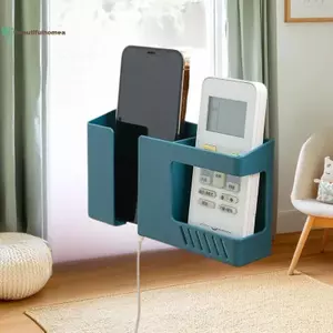 BeautifulHomeA 1PC Hộp lưu trữ điều khiển từ xa không treo tường Ra TV Điện thoại di động Ra VN