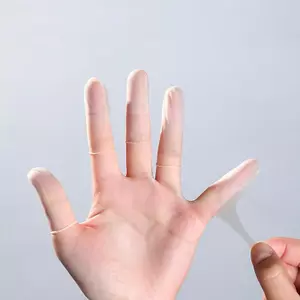 ECK 50 Cái / pa Dùng Một Lần Cao Su Ngón Tay Bao Cao Su Chống Trơn Trượt Chống Tĩnh Điện Ngón Tay Cots Đầu Ngón Tay Bảo Vệ Găng Tay Móng Tay Nghệ Thuật Dụng Cụ HOT