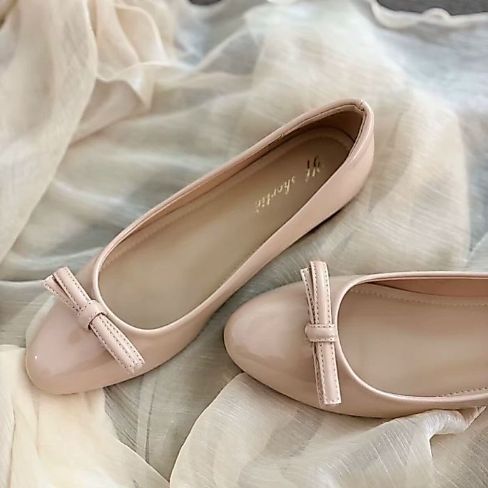 Không mệt mỏi, lòng bàn chân tăng thêm 5CM Giày Mary Jane, giày ba lê nông một chân mùa xuân hè, gi