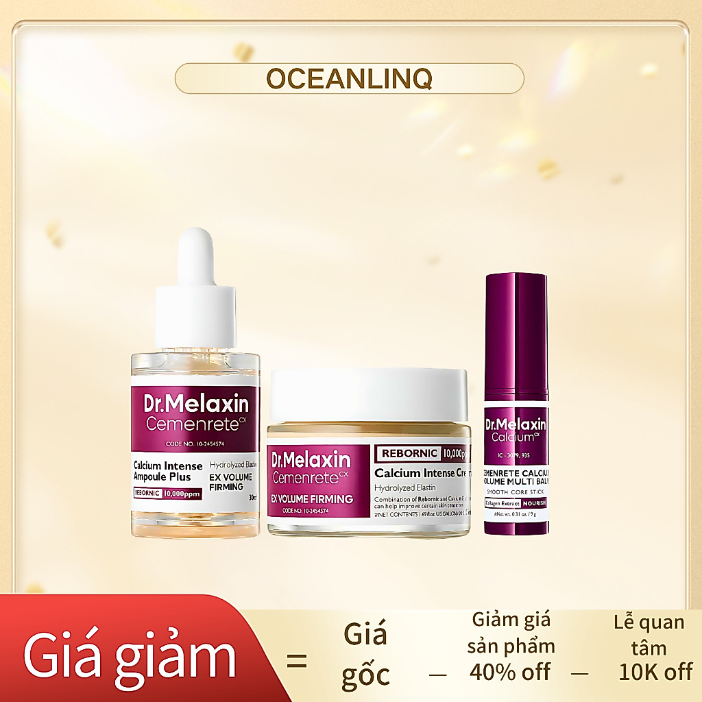 Dr.Melaxin Chống Nhăn Dưỡng Ẩm - Thanh Kem Mắt & Bộ Kem Mắt, Kem Dưỡng, Serum Giàu Canxi