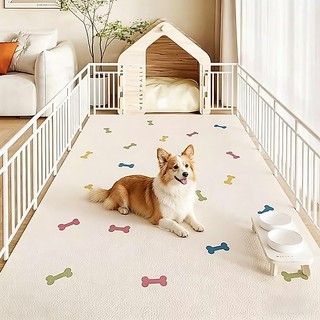 Thảm cho chó hoạt hình, Thảm cho chó Playpen Pee cho chó con Mèo, Thảm trải sàn cho thú cưng PVC chống thấm nước| Dễ dàng làm sạch, chống trượt và chống bẩn
