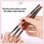 JRP 3 Bàn Chải Làm Móng Tay Sử Dụng Kép Gel Gradient Bàn Chải Siêu Mỏng Dòng Vẽ Bút Kép Thiết Kế Nghệ Thuật Móng Tay Dụng Cụ Vẽ JRP