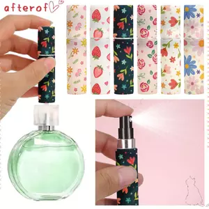 Bình xoay xịt AFTEROF, Chai nước hoa Mini 5ml rỗng, Bình xịt lưu trữ di động Hộp đựng mỹ phẩm rỗng