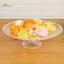 HL Acrylic Rõ Ràng Đĩa Phục Vụ Trái Cây Món Tráng Miệng Salad Khay Cupcake Trưng Bày Chân Đế Tròn Đĩa Ăn Đồ Dùng Nhà Bếp LMWU
