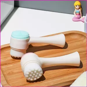 VIC Hướng Dẫn Sử Dụng Bàn Chải Mặt Bé Gái Rửa Trang Điểm Massage Dụng Cụ Chăm Sóc Da Mặt Bàn Chải Làm Sạch Da Mặt Tẩy Tế Bào Chết Chà Br