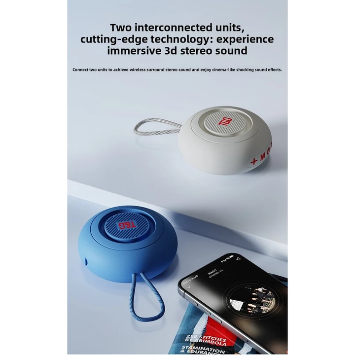 Bluetooth Speaker TG442 – Compact – 6