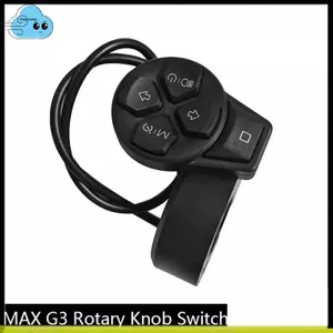 Phụ kiện công tắc hiển thị đồng hồ báo rẽ cho phụ kiện xe tay ga điện MAX G3 Công tắc núm quay