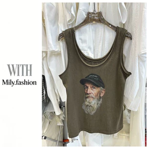 Milyfashion Nhân Vật In Hình Thường Ngày Phù Hợp Với dáng Rộng Ôm Hơn Nhìn Lười Sling Top Y2K VZBM