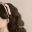 Coquette Chị Pháp Retro Ngọc Trai Đầu Hồng Nơ Streamer Kẹp Tóc Đầu Tính Khí Nhẹ Nhàng Phụ Kiện Tóc 2026-6-8
