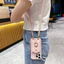 ốp lưng iphone Áp dụng cho vỏ điện thoại Apple 16 Pro, giá đỡ nhẫn iPhone 15, ví 14 Pro, 13 túi đeo chéo có họa tiết da cừu.dây đeo điện thoại