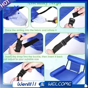 Ghế Phao Bể Bơi 1 Gói Bọt Tựa Lưng Phòng Chờ Nước Bơm Hơi Cho Người Lớn (Tương Thích Võng)