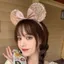 Disney Disneyland Nơ Băng Đô Stella Mickey Minnie Star Dew Kẹp Tóc Tai Thỏ Băng Đô Disney