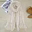 AA Phong Cách Hàn Quốc Vải Lanh Cotton Gấp Khăn Cho Nữ Mỏng Màu Nguyên Chất Đơn Giản Trận Đấu Dài Vai Quấn Ne Ấm Hơn Khăn Lụa VN