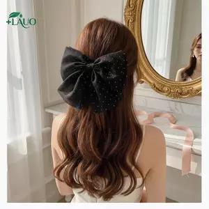 Springevenstar Tinh Tế Kim Cương Giả Tóc Cho Nữ Lưới Lớn Nơ Thiết Kế Cho Lễ Kỷ Niệm Springevenstar