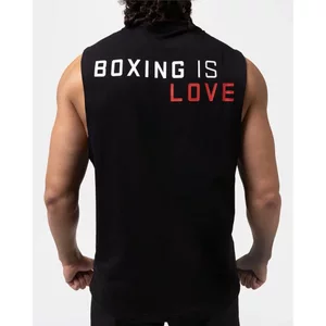 Boxing is Love Oversized Muscle Men 's Soft Premium Fitness Áo không tay