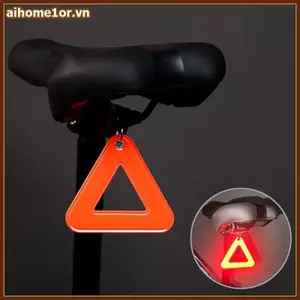 AIHOM Xe Đạp Treo Tam Giác Phản Quang Tầm Nhìn Cao Dấu Hiệu Cảnh Báo Bền Đẹp Dễ Dàng Lắp Đặt Để Đi Xe Đạp Hàng Ngày An Toàn,