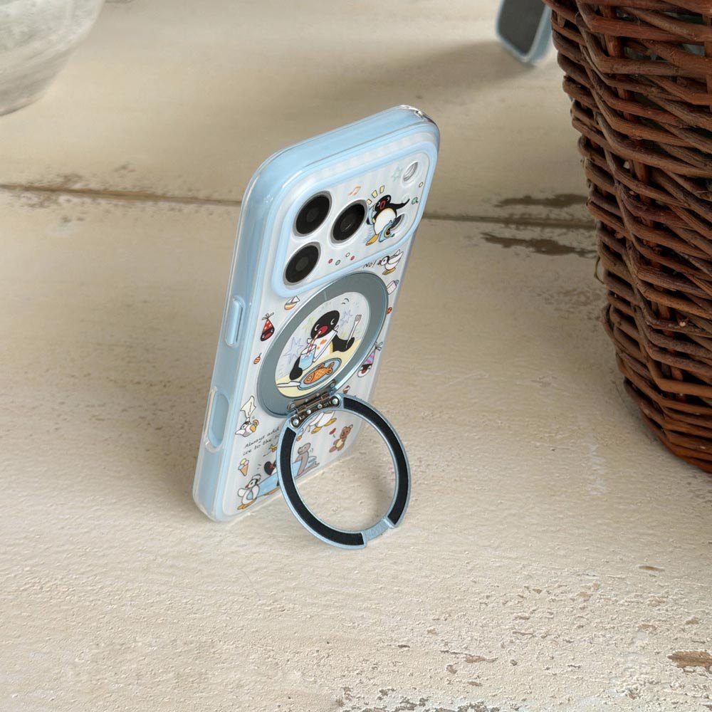Ốp lưng thiết kế 2 trong 1 Vỏ cứng Tương thích với iPhone 15Pro 15ProMax 16 16Pro 16ProMax 17 17Pro 17ProMax Vỏ nam châm họa tiết viền
