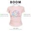 BOOM Áo Baby Tee Nữ Cotton Ôm Body-Áo Thun Ngắn Tay Y2K In Hình PhongCách Mùa Hè, Cổ Tròn Hàng Đầucách hàn quốc phong216