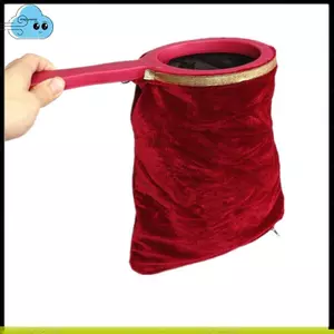 Túi thay đổi dây kéo có tay cầm xoắn để sử dụng sân khấu di động để xuất hiện và hành động Đạo cụ thủ thuật ma thuật