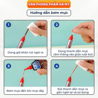 Bút Lông Dầu 2 Đầu Thiên Long PM-09 - Marker Đầu 0.8mm & 0,6mm, Viết Trên Giấy, Nhựa, Thùng Carton