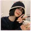 JRP Nữ Colorblo Đan Ngư Dân Mũ Buet - Mùa Đông Ấm Áp Nắp Tai Lông Cừu Lót Beanie Thời Trang Hàn Quốc Cho Đầu Lớn 1PC JRP