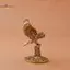 HL Cổ Đồng Thau Cú Thu Nhỏ Các Bức Tượng Nhỏ Retro Đồng Động Vật Trà Thú Cưng Để Bàn Trang Trí Trang Trí Thủ Công Động Vật Các Bức Tượng Nhỏ LMWU
