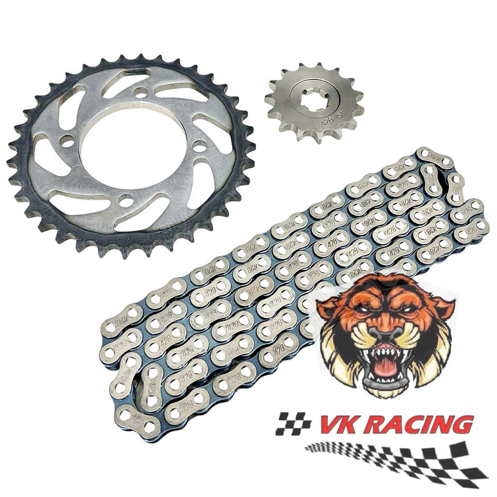 Bộ nhông sên đĩa NSD xích sên NPT thái lan sirius xăng cơ - si110 - jupiter - ju110 (428 15-36-104L)