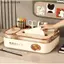 {AKIN} Hộp đựng khăn giấy đa chức năng có trang trí gấu dễ thương Bộ lưu trữ mở kéo mượt mà hoàn hảo cho bàn làm việc văn phòng tại nhà {a}