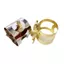 Dây buộc Saxophone MCODECOVED, Chất liệu đồng thau vít có thể điều chỉnh Kẹp đầu Saxophone, Kẹp ống ngậm Vít đôi buộc được đánh bóng rỗng Cắt dây buộc bằng đồng thau Tenor Saxophone