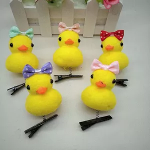 Nơ Dễ Thương Dụng Cụ Tiện Dụng Nhỏ Vịt Vàng Kẹp Tóc Kẹp Tóc Vịt May Mắn Mùa Xuân Phụ Kiện Tóc Vịt Ba Chiều Mũ Đội Đầu Phụ Kiện Tóc VMF3