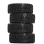 4 Bánh xe Nylon lục giác 68mm 12mm có lốp cao su cho xe RC đua trên đường 1 / 10 Tương thích với Tamiya TT02 TT01 XV01 XV02 PTG-2 LC Racing HSP 94123 Kyosho