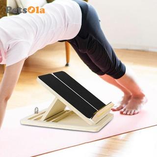 Ván nghiêng bằng gỗ cho bắp chân co giãn chuyên nghiệp Cáng chân có thể điều chỉnh Bảng nghiêng cho Pilates Thiết bị tập thể dục tại nhà