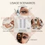 10 Đôi Lông Mi Giả Tự Nhiên Thân Cứng C Curl Sợi Tổng Hợp Trang Điểm Màu Đen
