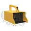 WANYEDI Blueberry Rake Scoop, Vàng Compact Berry Picker Rake, Tay cầm tiện dụng bền bỉ ABS Dụng cụ cầm tay đa năng Raspberry Harvest