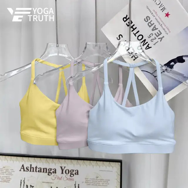 Áo Ngực Thể Thao Dây Mảnh Hở Lưng Tập Yoga