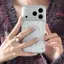 Ốp lưng iPhone 16/15/14/13 Điểm Bạc Tinh Tế Cao Cấp Tối Giản Chống Sốc
