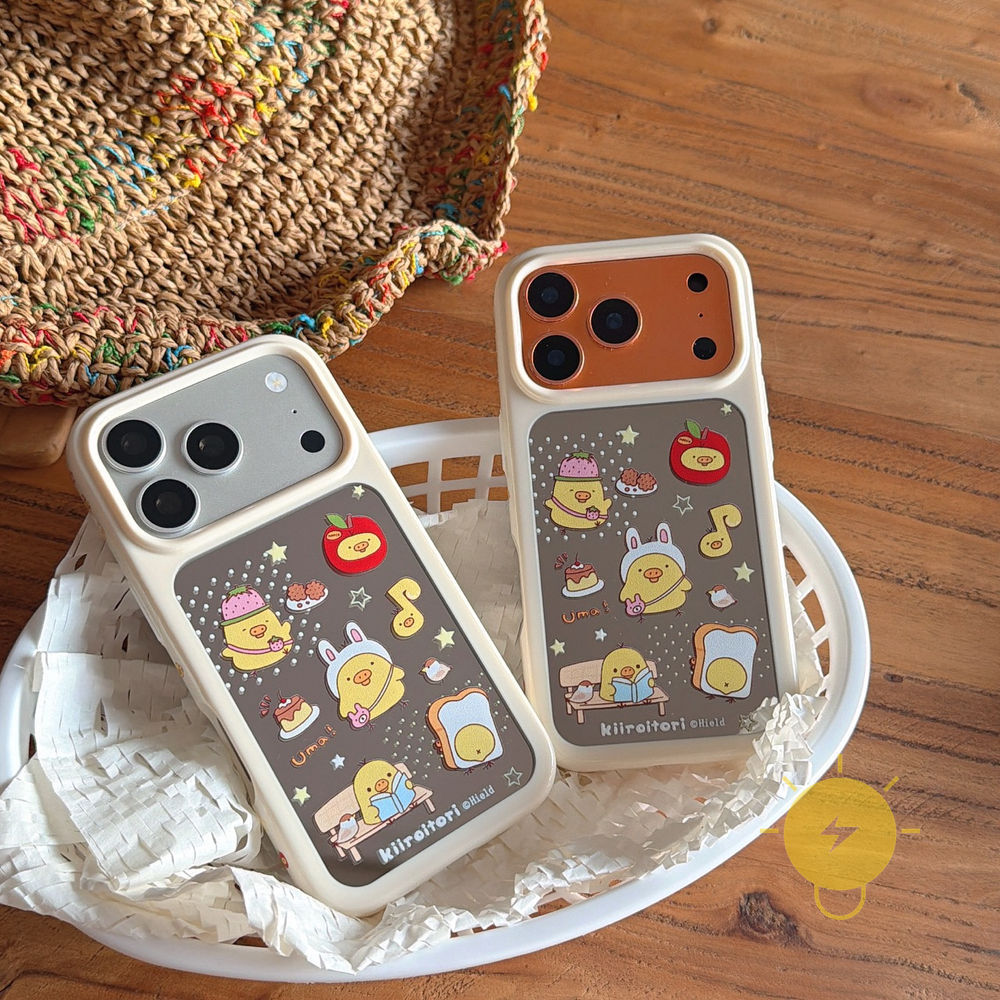 Phone Case For iPhone 17 Pro Max 16 15 14 13 TPU Mirror Aesthetic Korean Cute