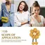 AqToCna Handmade Hoa Hướng Dương Trâm Pin Cho Nữ Vải Hoa Ve Áo Huy Hiệu Cho Jaets Váy Công Sở Và Lễ Hội Mặc AqToCna