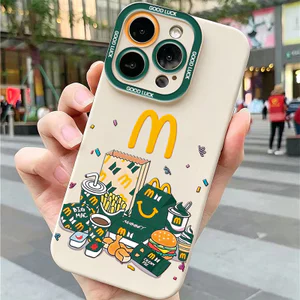 Ốp Lưng Silicon Lỏng Mềm Món Ăn Ngon Đồ Họa iPhone Cho iPhone 11 12 13 14 15 16 17 Pro Max IP 7 8 Plus X XS XR