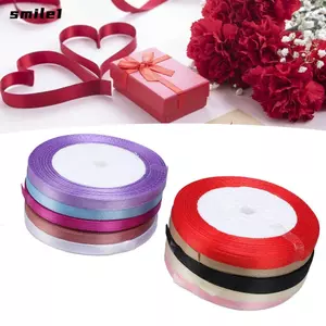 NHỎ 10 Chiếc Ruy Băng Trang Trí, Ruy Băng Gói Hai Mặt Rộng 0.6cm, Ruy Băng Trang Trí Tinh Tế Nhiều Màu Nơ Làm Ruy Băng Ngày Lễ